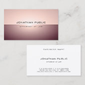 弁護士弁護士テンプレート法律事務モダン所 名刺 (正面/裏面)