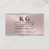 弁護士弁護士バラ金ゴールド名刺 名刺 (正面)