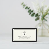 弁護士弁護士ブラックスケールプロフェッショナル 名刺 (スタンド正面)