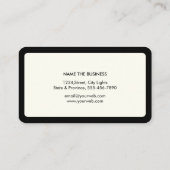 弁護士弁護士ブラックスケールプロフェッショナル 名刺 (裏面)