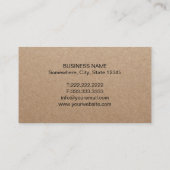 弁護士弁護士ブラックスケールロゴクラ素朴フト 名刺 (裏面)