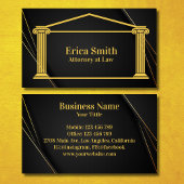 弁護士弁護士プロフェッショナルバックアンド金ゴールド 名刺