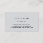 弁護士弁護士プロフェッショナル法律事務所 名刺 (裏面)