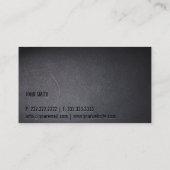 弁護士弁護士ミニマルプロフェッショナル はっきりした 名刺 (裏面)