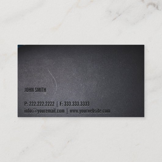 弁護士弁護士ミニマルプロフェッショナル はっきりした 名刺 (裏面)