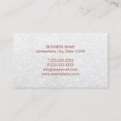 弁護士弁護士モダンバラ金ゴールドスケールシルバー 名刺 (裏面)