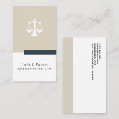 弁護士弁護士モダン名刺 名刺 (正面/裏面)