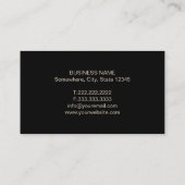 弁護士弁護士モダン金ゴールド尺度 名刺 (裏面)