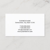 弁護士弁護士ワックススタンプロゴ（平面） 名刺 (裏面)