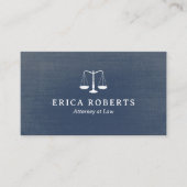 弁護士弁護士ヴィンテージブルーリネン法律事務所 名刺 (正面)