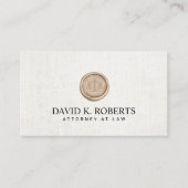 弁護士弁護士公証人エレガント 名刺 (正面)