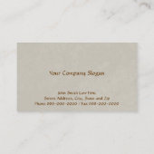 弁護士弁護士名刺 名刺 (裏面)