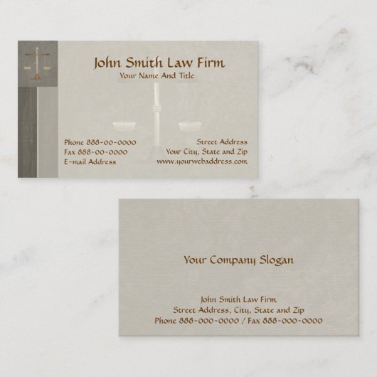 弁護士弁護士名刺 名刺 (正面/裏面)