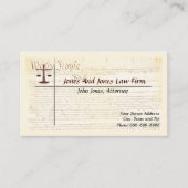 弁護士弁護士名刺 名刺 (正面)