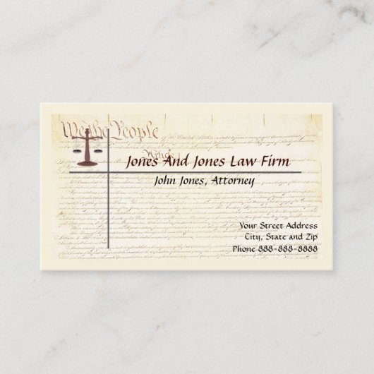 弁護士弁護士名刺 名刺 (正面)