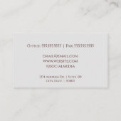 弁護士弁護士名刺 名刺 (裏面)