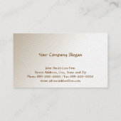 弁護士弁護士名刺 名刺 (裏面)