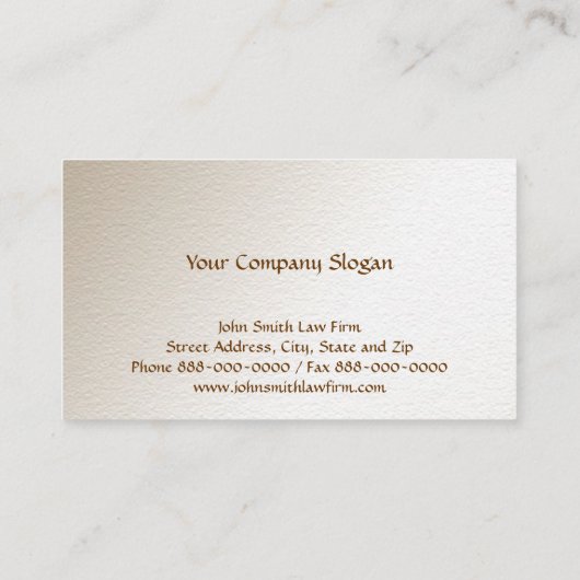 弁護士弁護士名刺 名刺 (裏面)