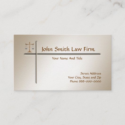 弁護士弁護士名刺 名刺 (正面)