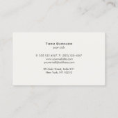 弁護士弁護士名刺 名刺 (裏面)