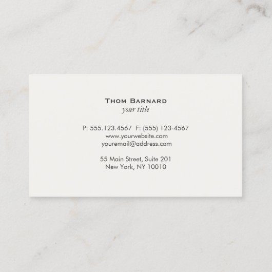 弁護士弁護士名刺 名刺 (裏面)