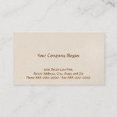 弁護士弁護士名刺 名刺 (裏面)