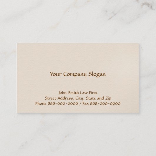 弁護士弁護士名刺 名刺 (裏面)