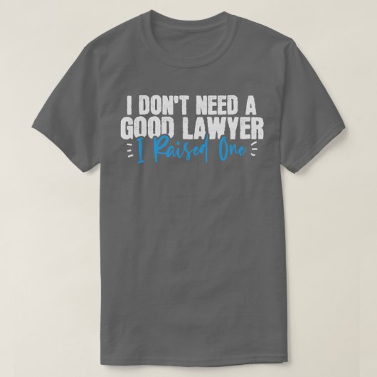 弁護士弁護士親ママパパ Tシャツ (デザイン正面)