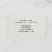 弁護士弁護士金ゴールド法スケールロゴリネンエレガント 名刺 (裏面)