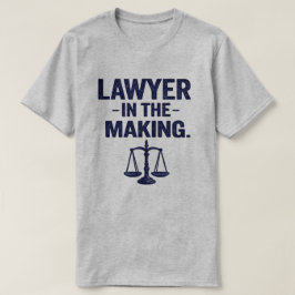 弁護士志望者向けの法的なタイポグラフィ Tシャツ