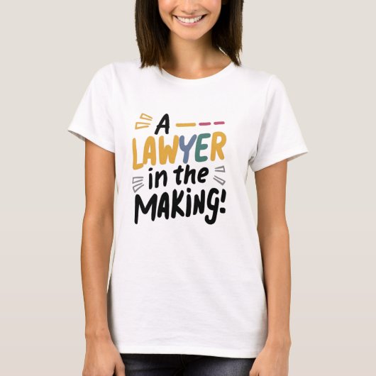 弁護士志望 Tシャツ (正面)