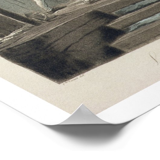 弁護士書記の便所ピイ刻印 ポスター (角)