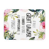 弁護士最高の向けの弁護士ギフト素晴らし引用文 マグネット (横)