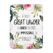 弁護士最高の向けの弁護士ギフト素晴らし引用文 マグネット (縦)