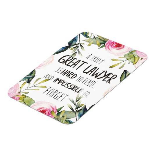 弁護士最高の向けの弁護士ギフト素晴らし引用文 マグネット (左側)