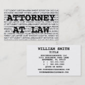 弁護士条件名刺 名刺 (正面/裏面)