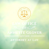 弁護士業 |法律事務所ブラック金ゴールド ウィンドウサイン (シート3)