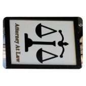 弁護士標識 マグネット (横)