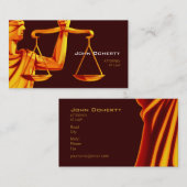 弁護士正義のはかりで測られる| 名刺 (正面/裏面)