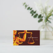 弁護士正義のはかりで測られる| 名刺 (スタンド正面)