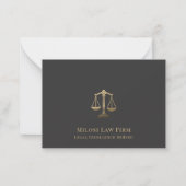 弁護士法はかりで測務弁護士 ノートカード (正面)