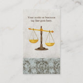 弁護士法務判事シンボル名刺 名刺 (裏面)