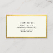 弁護士法務金ゴールド規模プロフェッショナル 名刺 (裏面)