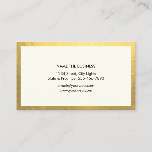 弁護士法務金ゴールド規模プロフェッショナル  名刺 (裏面)