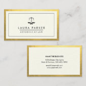 弁護士法務金ゴールド規模プロフェッショナル 名刺 (正面/裏面)