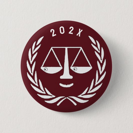 弁護士法学校卒業ボタン 缶バッジ (正面)