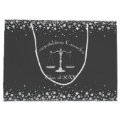 弁護士法学校卒業党グレーシルバー ラージペーパーバッグ (裏面)