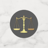 弁護士法学校卒業党グレー金ゴールド コンフェッティ (スモール正面)