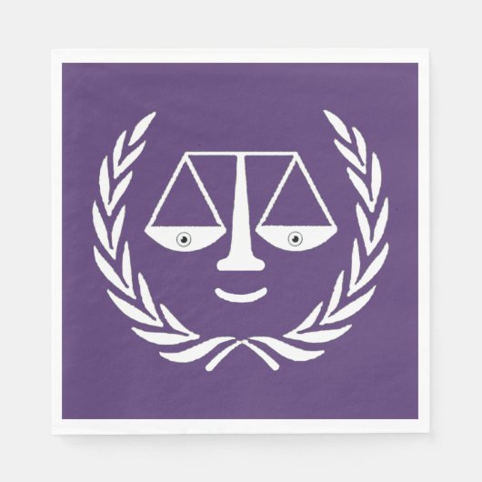 弁護士法学校卒業党ナプキンス スタンダードランチョンナプキン (正面)