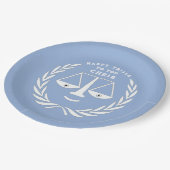 弁護士法学校卒業党紙プレート ペーパープレート (アングル)